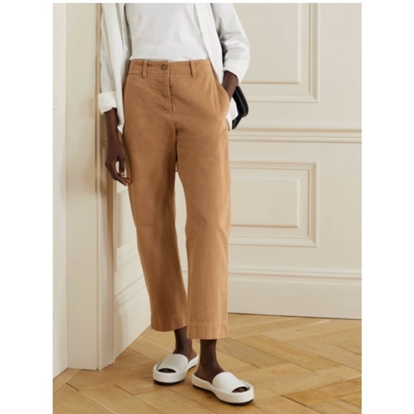 Nili Lotan Tomboy Pant. Button Fly. Brown. Size 4 - Picture 16 of 16